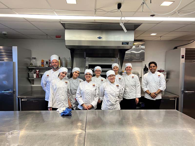 Chef Kiran with his cohort at ICE New York.
