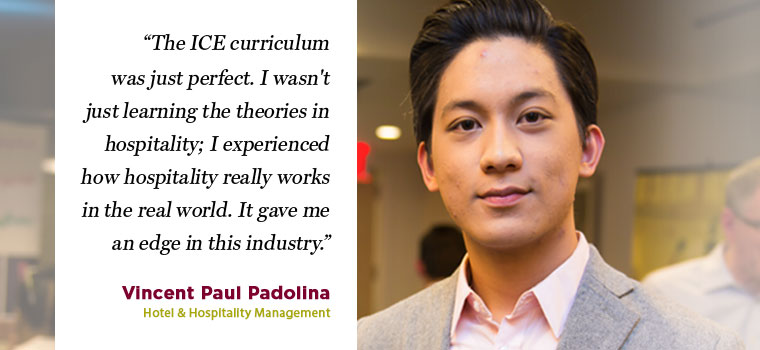 Testimonial from ICE Alum Vincent Paul Padolina