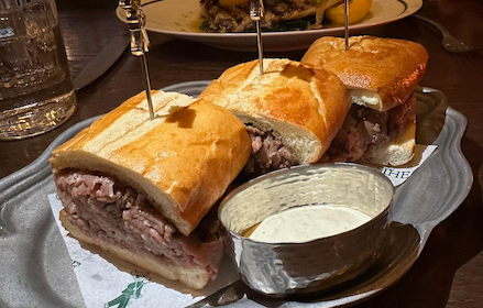 Wagyu French Dip sandwich