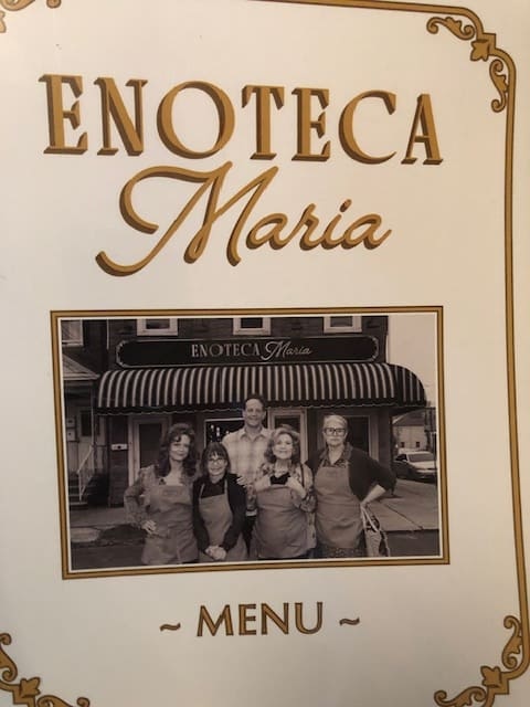 image of enoteca maria menu for nonnas on netflix movie