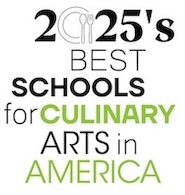 Text reads: 2025's Best Culinary Schools for Culinary Arts in America