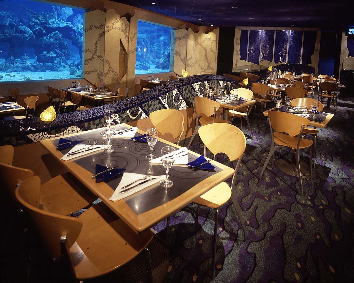 Coral Reef Restaurant is part of Epcot's Living Seas attraction. Photo courtesy of Disney.