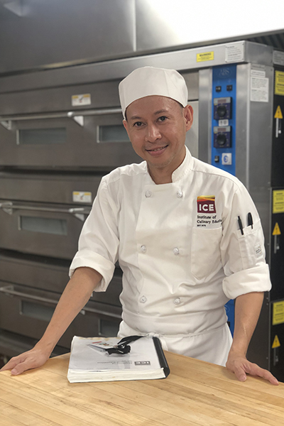 Pastry & Baking Arts student Fernando Diala