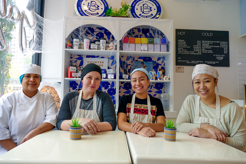 The pastry team at Macaron Parlour