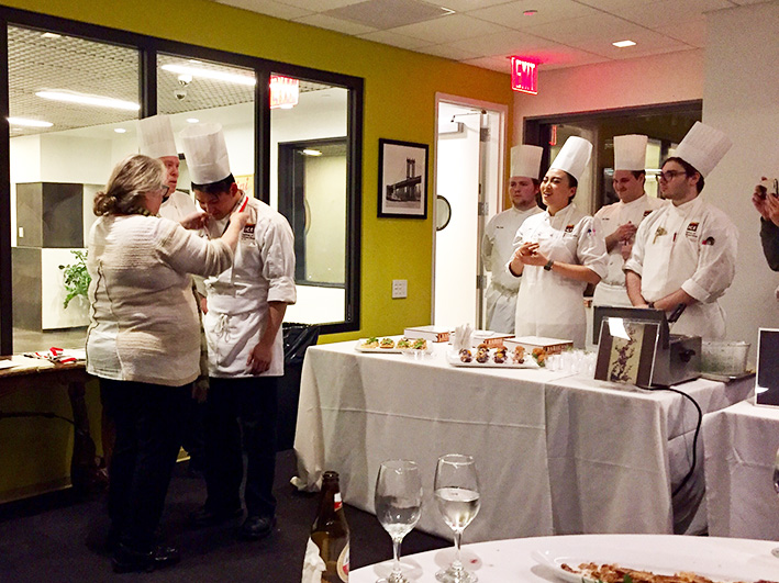 Richard received the Top Toque award when he graduated from Culinary Arts at ICE.