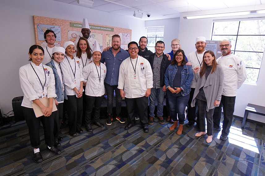 Chef Tim Hollingsworth visited ICE's Los Angeles campus for a Meet the Culinary Entrepreneurs lecture.