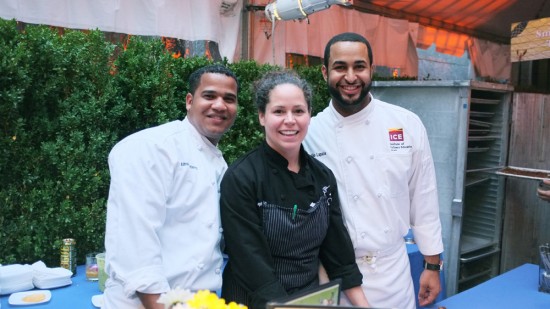 ICE students help Chef Stephanie Izard of Chicago's Girl and the Goat serve hundreds of esteemed guests.