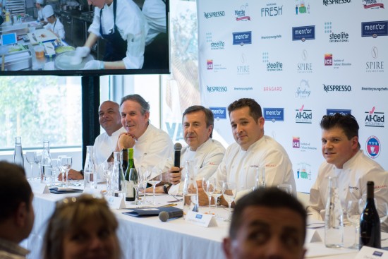 Chefs Thomas Keller, Jérôme Bocuse, Daniel Boulud at ICE culinary school