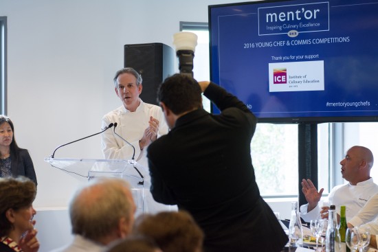 Thomas Keller speaks at ICE culinary school in New York City