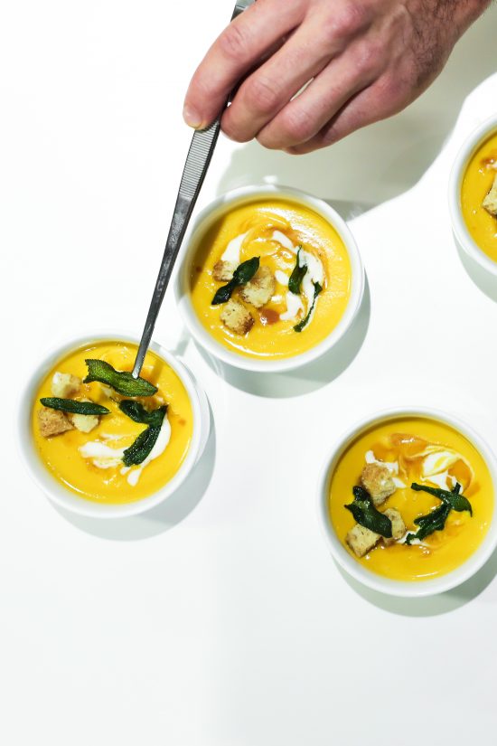 sweet potato soup is one of our favorite recipes