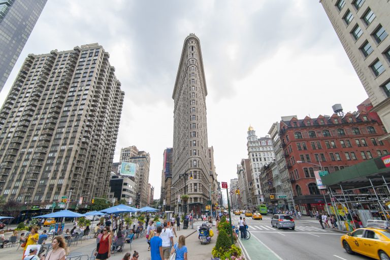 Flatiron building in New York is an example of how architecture can inspire pastry
