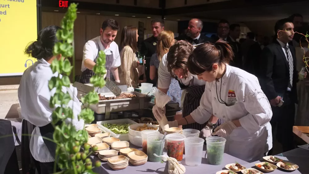 ICE's table at the 2014 James Beard Awards