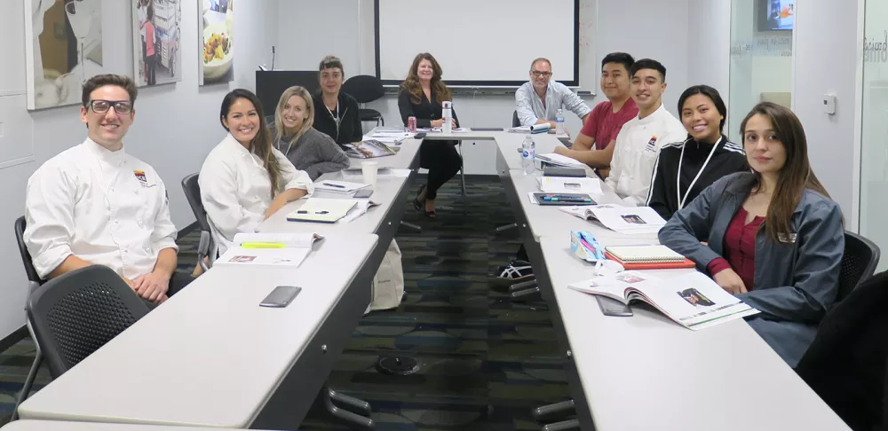 A former Restaurant & Culinary Management class in LA