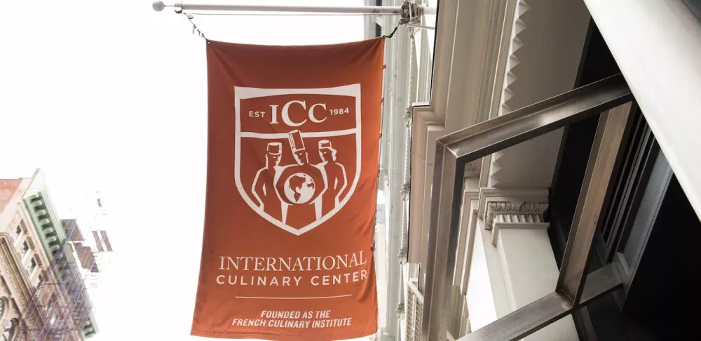 International Culinary Center flag in Soho