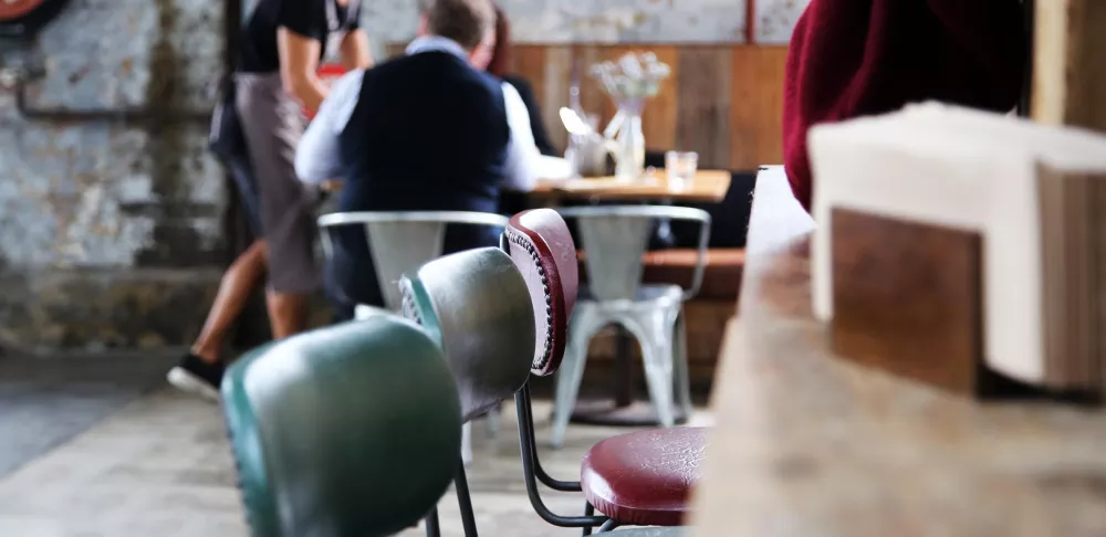 Chairs in a restaurant 