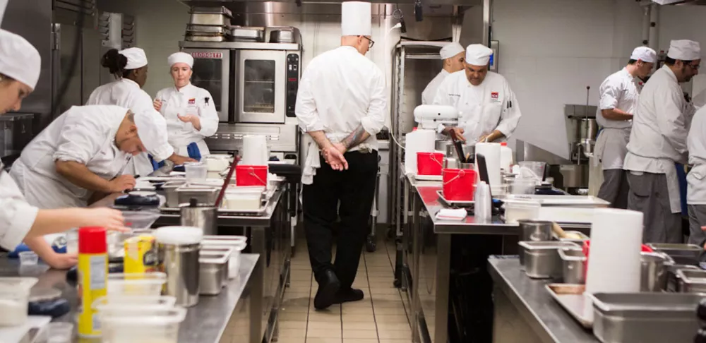 chef james distefano teaching a pastry class in new york