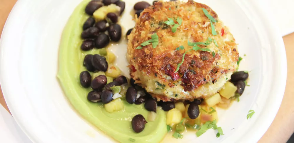 crabcake made by Kamal Rose