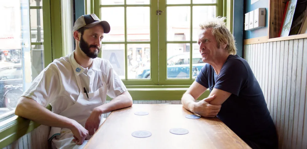 Illtyd Barrett and Tom Coughlan of Sunken Hundred restaurant in Brooklyn