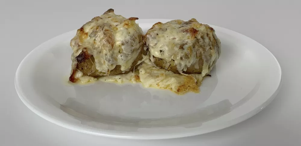 Croque Monsieur Baked Potato