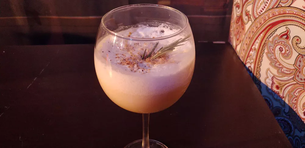 Anthony Caporale's Syllabub cocktail.