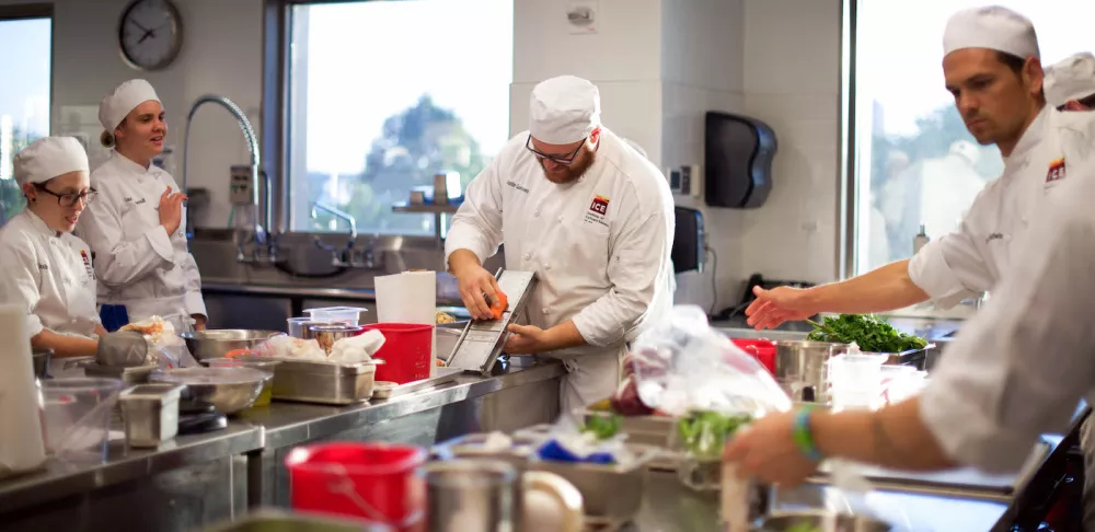 Culinary Arts students at ICE