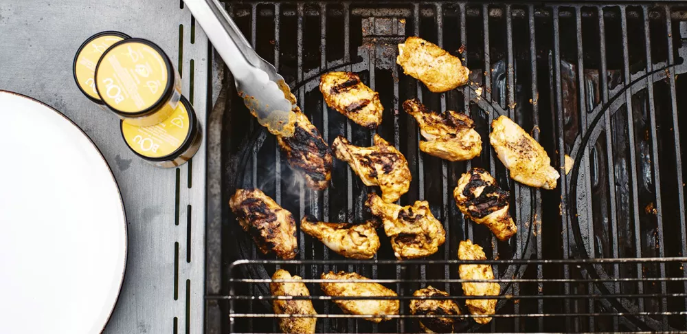 Chicken on the grill