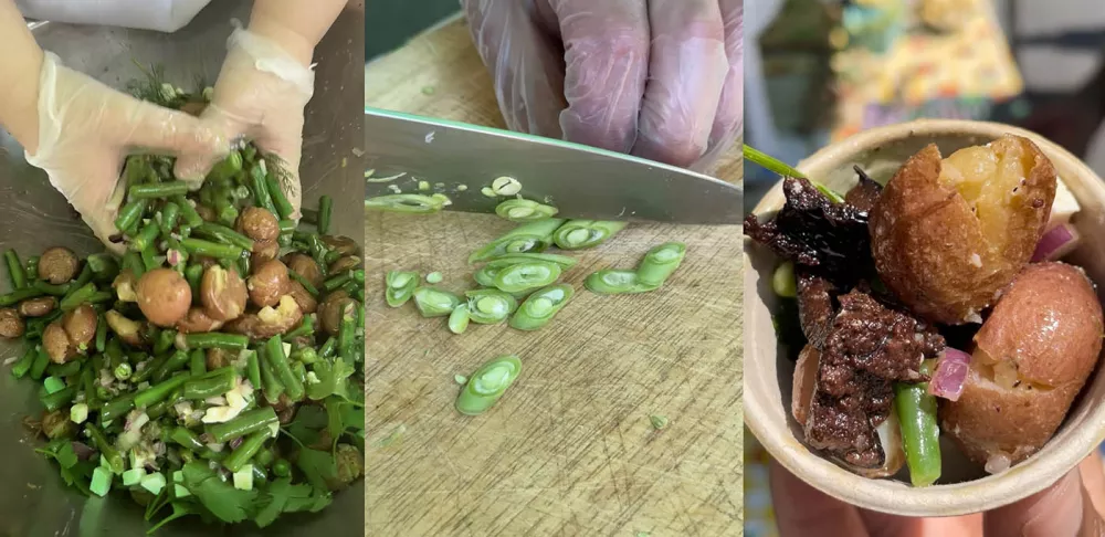 green bean salad