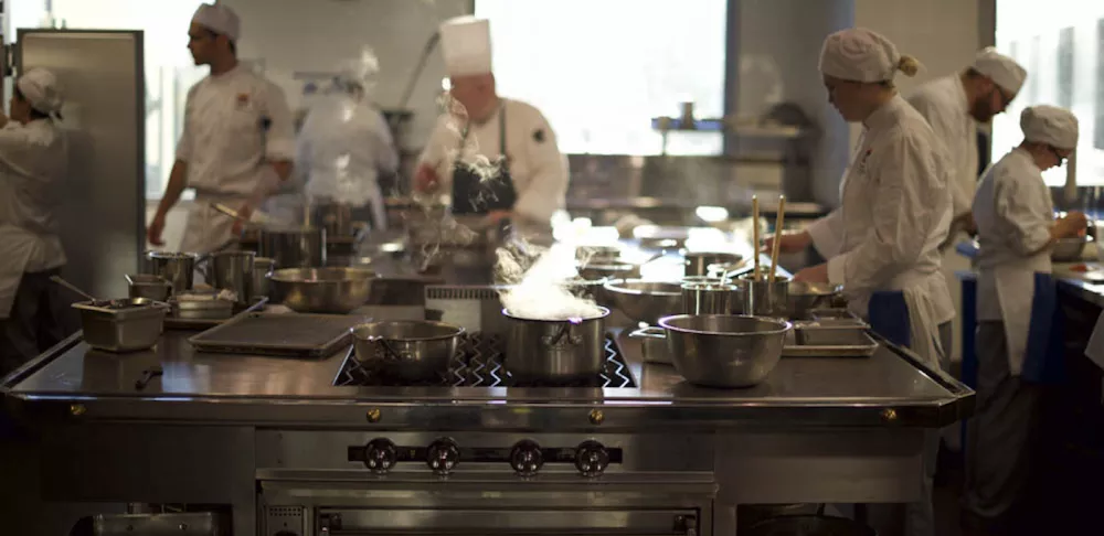 busy restaurant kitchen