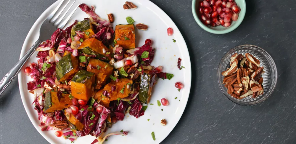 Roasted Kabocha Squash Salad