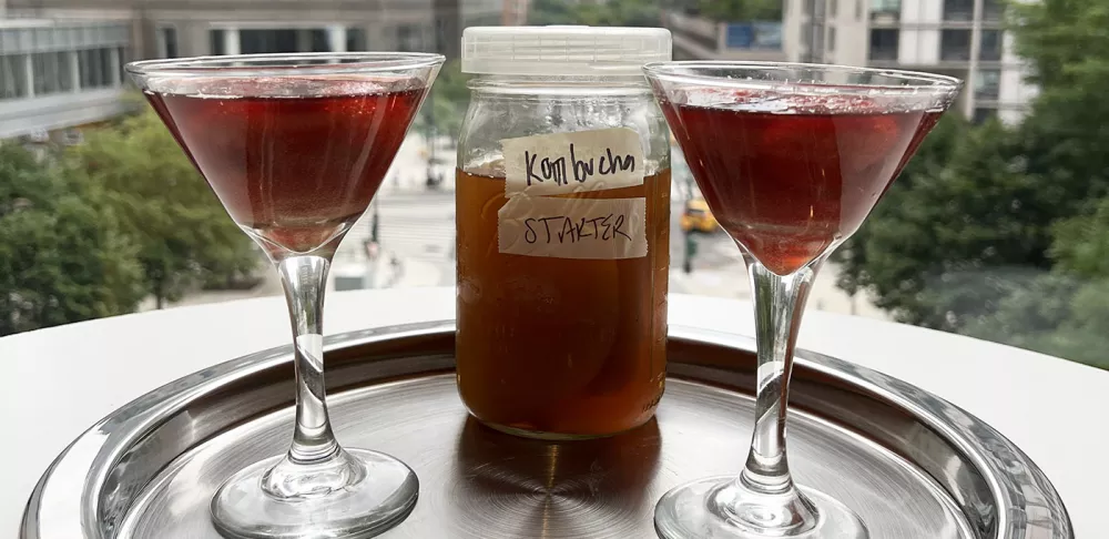 kombucha martinis