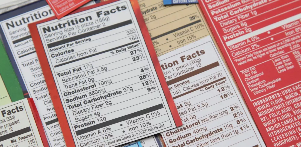 nutrition labels