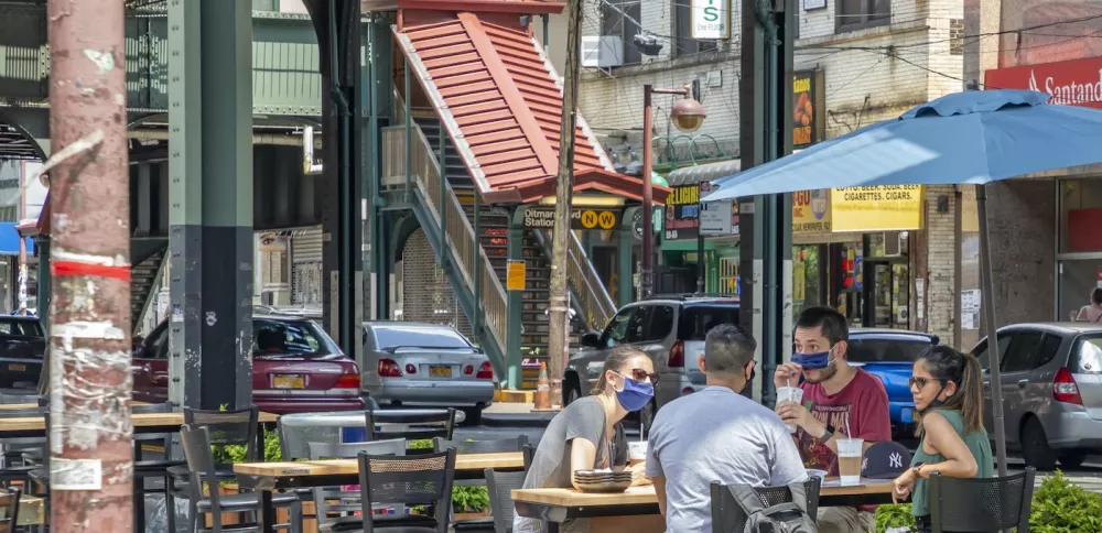 New York City outdoor dining during COVID-19 restrictions