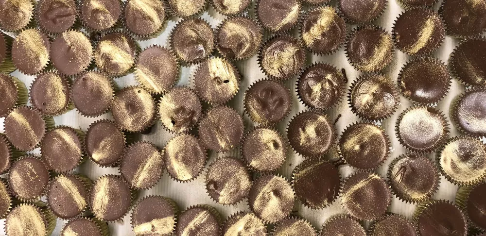 Homemade peanut butter cups