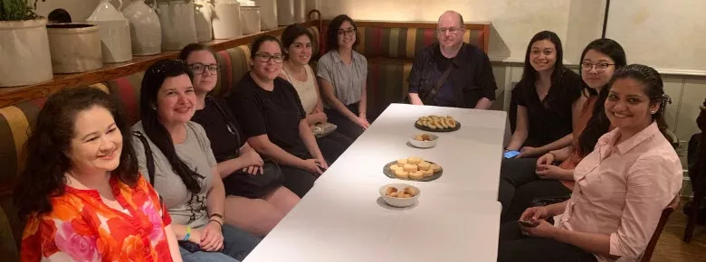 People around a table