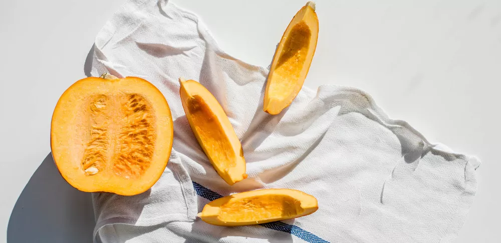 ICE's special events lead chef-instructor Philipp Hering works with gourds.