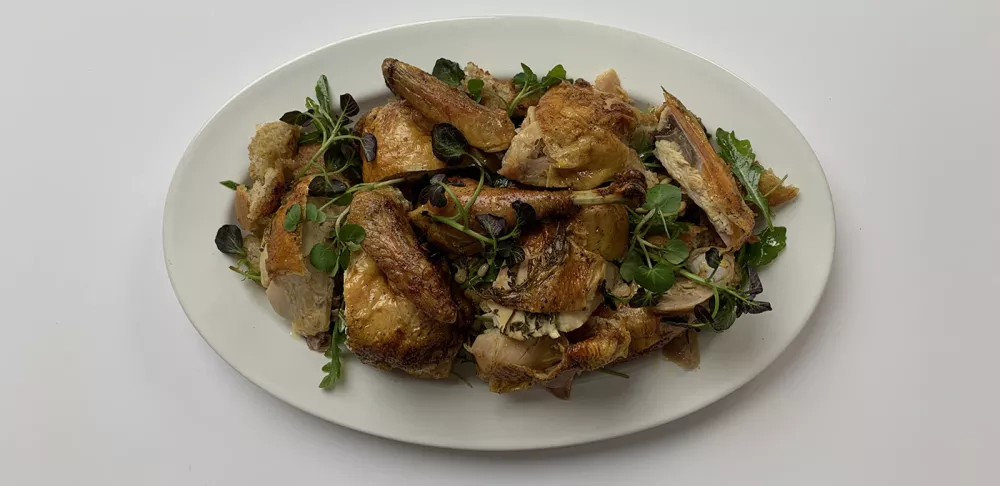 Chef Barbara Rich's roast chicken