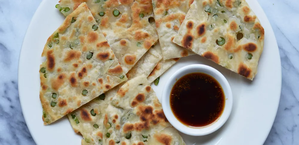 Garlic Scape Chinese Pancakes