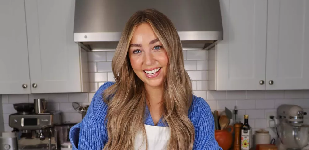 Skyler Bouchard in her kitchen.