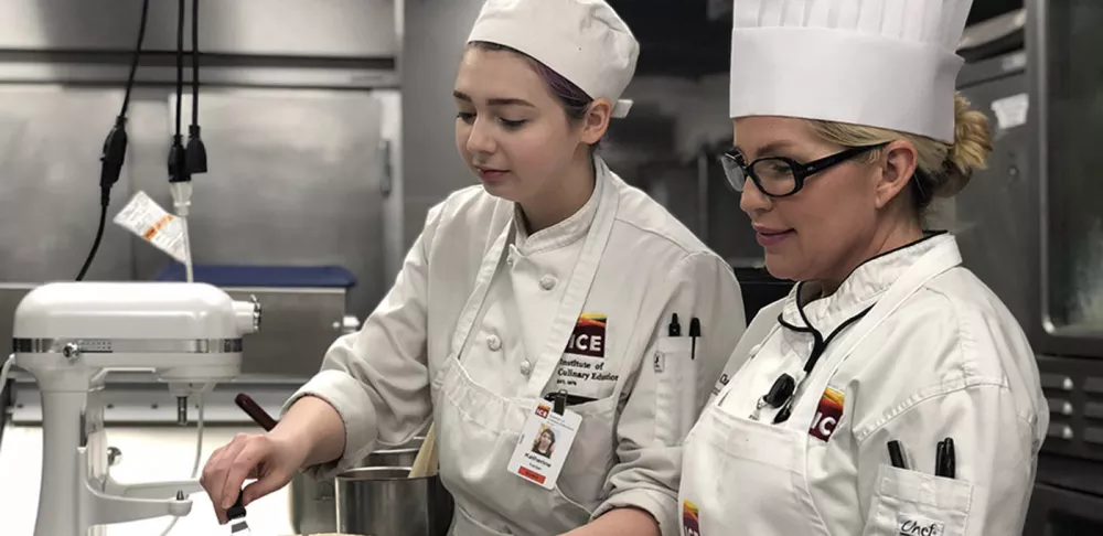 Chef Missy Smith-Chapman in the kitchen.