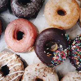 Assortment of doughnuts 