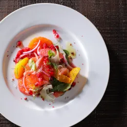 Pomegranate and winter citrus salad