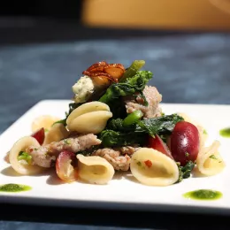 Orecchiette with Broccoli Rabe & Sausage