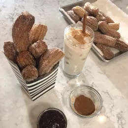 Churros and horchata