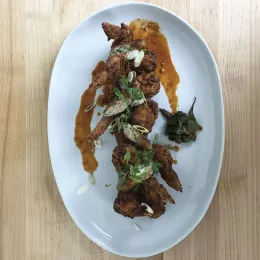 Chef Chris Scott's Korean-style hot wings