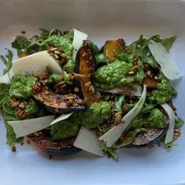 Roasted Acorn Squash with Omega Seeds