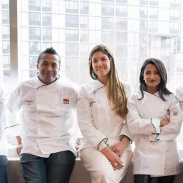 Chefs Chris Scott, Palak Patel and Adriana Urbina