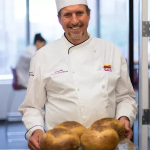 Chef Sim Cass is the Dean of Artisan Bread Baking at ICE.