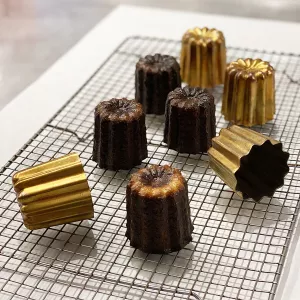 Caneles and copper tins