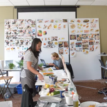 food styling class at culinary school in new york