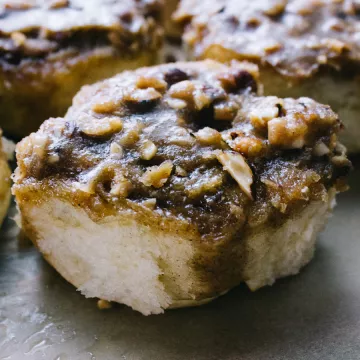 hazelnut sticky buns